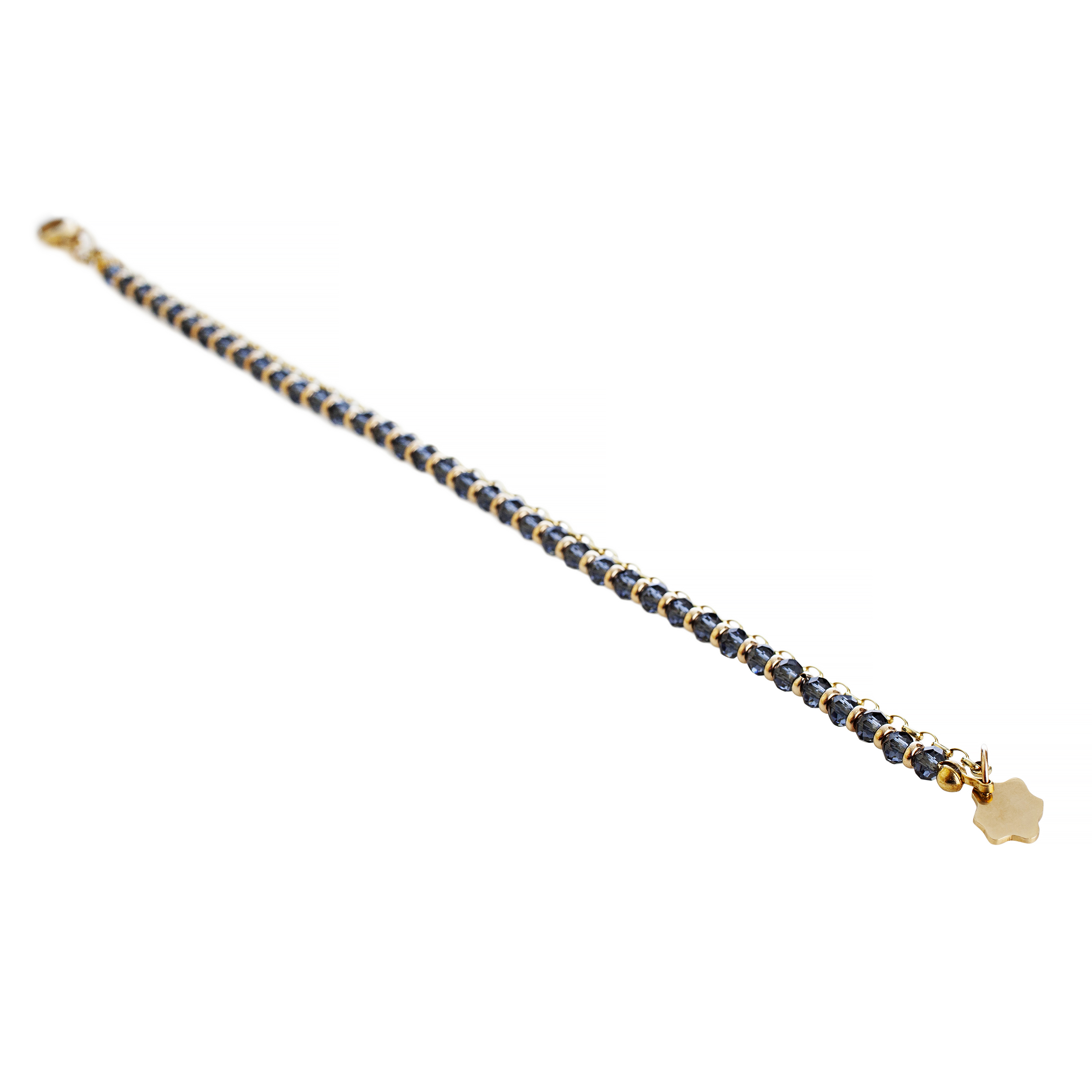 Ripple Gold and Iolite Bracelet - Image 3