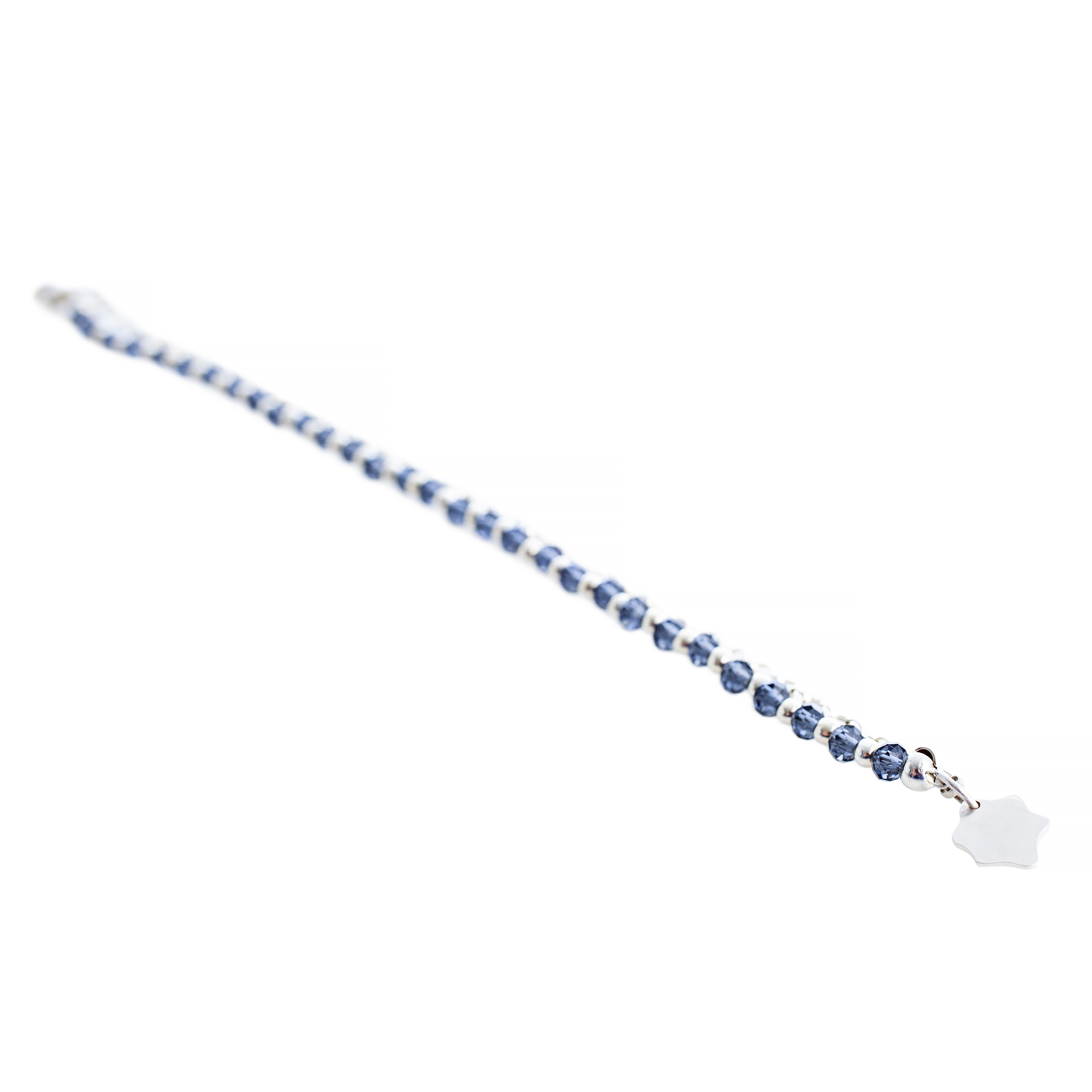 Ripple Silver and Iolite Bracelet - Image 3