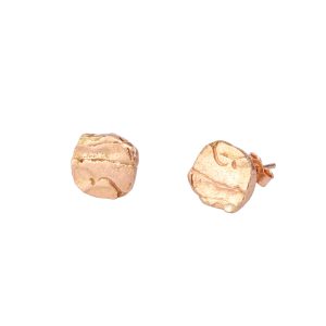 Rose Gold Oyster Earrings
