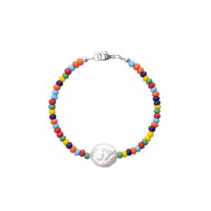 Rainbow Pearl Bracelet